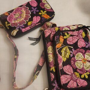 ✨ Vera Bradley Quilted Crossbody + Matching Wallet Set ✨